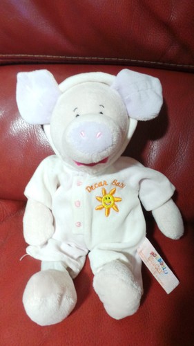 Doudou peluche cochon rose - doudou, 2