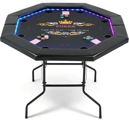 Led poker table - for, 8
