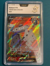 Carte Pokemon DOLMAN 193/202 V FA Full Art Epée et Bouclier 1 EB01 FR PCA 9.5