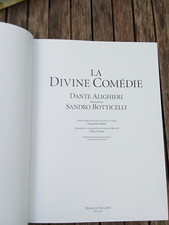 DANTE. LA DIVINE COMEDIE. ILLUSTRATIONS DE BOTTICELLI. DIANE DE SELLIERS. 1996.
