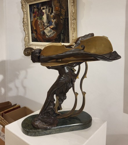Sculpture bronze arman - sculpture,