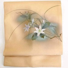 5718# Ceinture Kimono Japonaise Vintage Nagoya Obi Tissu Soie Traditionnel