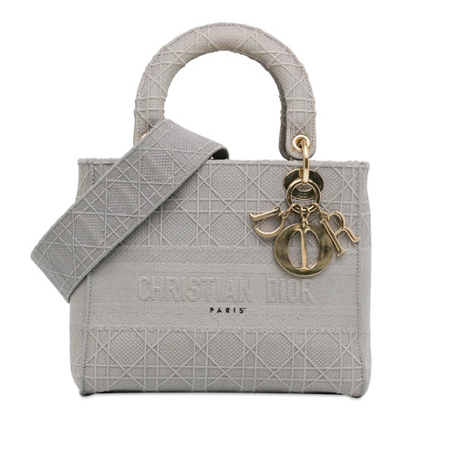 Dior medium brodé toile - medium,