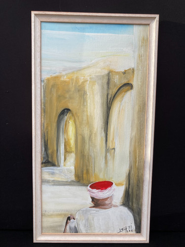 Huile sur toile paysage - huile,