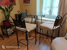 table haute + 3 chaises