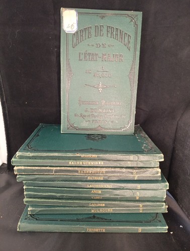 Lot cartes état - cartes, État-major