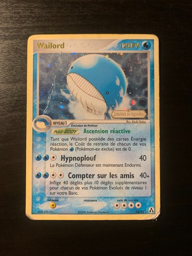 Carte pokémon wailord 14 - pokémon, :