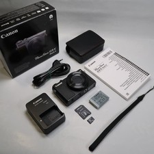 [Mint] Canon PowerShot G9X Mark II 2 Digital Camera Black, Sd Card 128G - Boxed