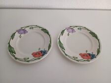 2 Petites Assiettes Villeroy Et Boch Modèle Amapola