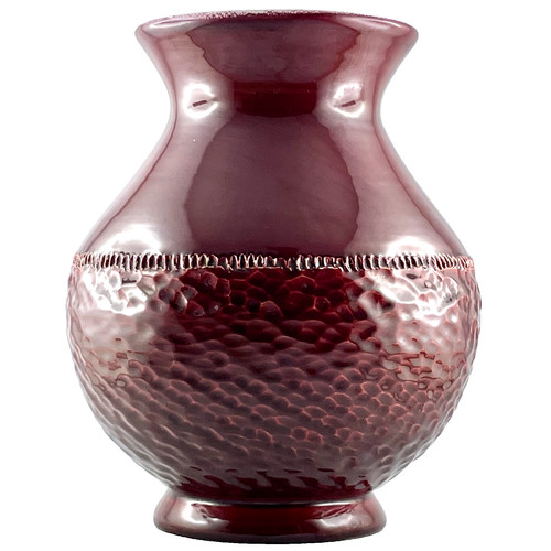 Vase céramique rouge - 50,