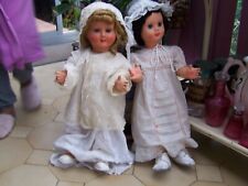 2 poupées de foire en celluloid