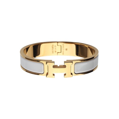 Hermes bracelet clic blanc - hermes,
