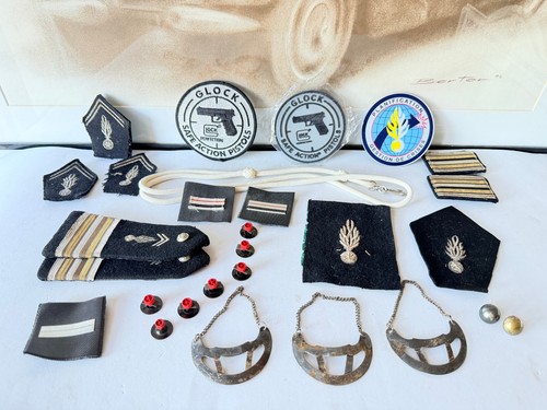 Lot insignes attributs - d'insignes,