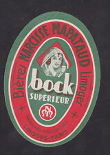 Ancienne étiquette alcool