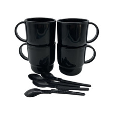 Tupperware Black Stackable