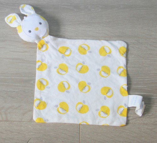 Doudou plat lapin - plat, blanc