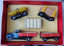 Très rare coffret  camion ridelle FJ france-jouet jouet ancien en tôle Joustra