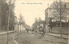 CARTE POSTALE ETAIN MEUSE ENTREE PAR LA RUE DE METZ