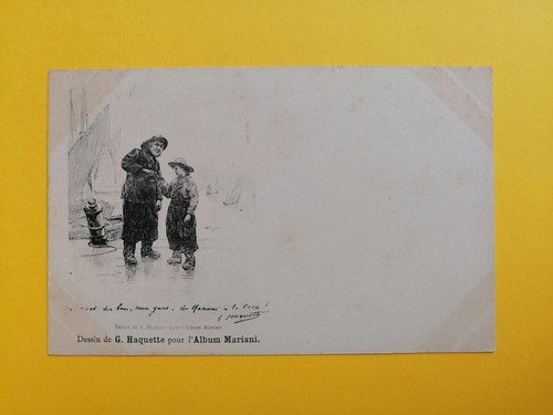 Cpa dessin haquette pub - dessin, g.