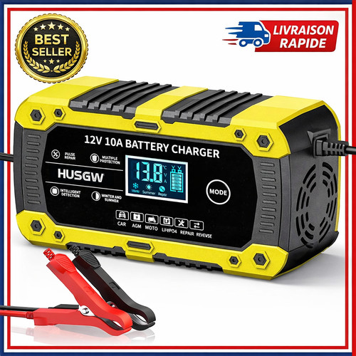 Chargeur batterie auto voiture - batterie,