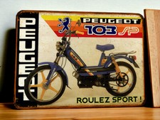 Plaque métal peugeot 103 - métal,