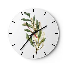 Horloge murale en verre