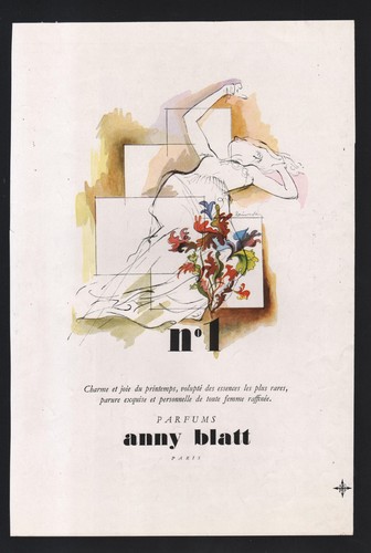 Publicité 1947 parfum anny - publicité,