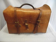 Sac de voyage en cuir gold à fermeture par doubles sangles (25x30x50) cm