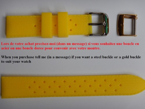 Bracelet strap jaune - mm,