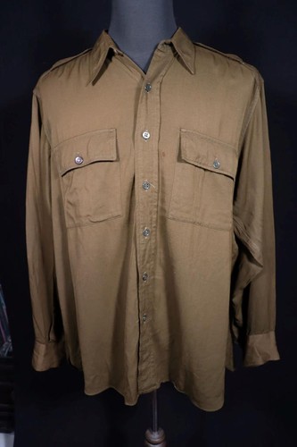 Chemise militaire marron - chemise,