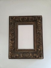 Cadre ancien bois  stuc XIX 2P