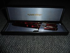 ? COFFRET 2 CRAYONS MARKSMAN ?️ VINTAGE COLLECTOR PUBLICITé ✏️ RARE ?️