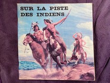 Album d'images publicitaires " Sur la piste des indiens " - Offert par COOP 1960