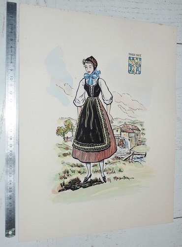 Planche chromo 1955 societe - planche,