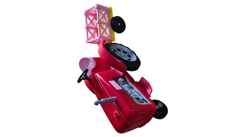 Barbie tracteur avec remorque - tracteur,