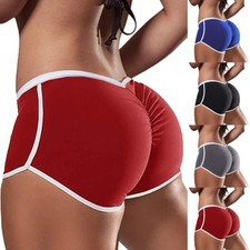 Short de fitness de gymnastique �� la mode pour femmes pantalon taille ��lastiqu