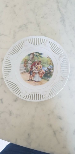 Ancienne assiette porcelaine - assiette,