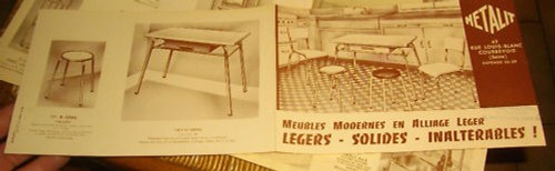 Dépliant meuble table chaise - dépliant,