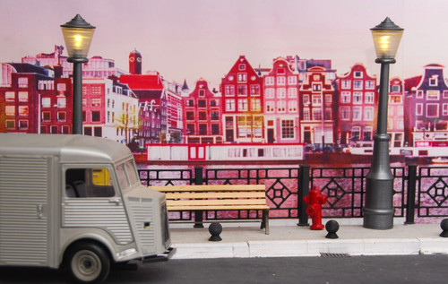 Diorama de rue - -,