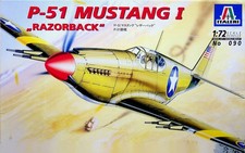 Maquette 1/72 North American Mustang I Razorback