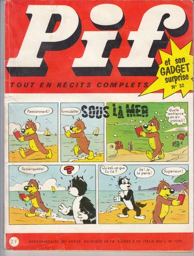Pif gadget 32 edition - pif,