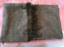 Poncho À Franges Naf Naf Marron Moucheté