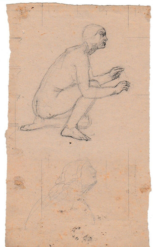 Dessin ancien michel dumas - ancien,