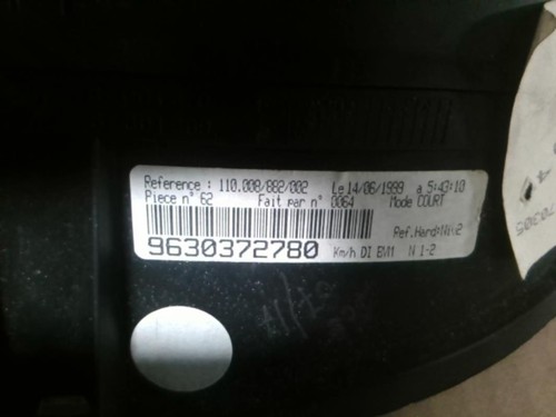 Compteur peugeot 406 phase - phase, 1