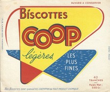 Buvard biscottes coop - biscottes,
