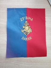 ECUSSON FANION DRAPEAU MILITAIRE 23ieme BIMA BATAILLON INFANTERIE DE MARINE