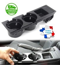 PORTE GOBELET POUR BMW E46 SERIE 3 CONSOLE CENTRALE NOIR MAT