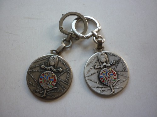 Lot anciens porte clé - clé, en