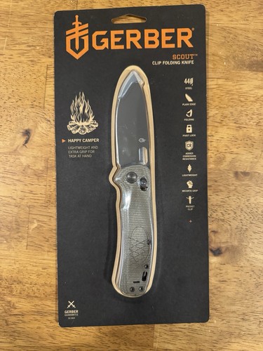 Gerber scout clip folding - clip,