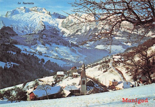 Manigod vue generale et - vue,